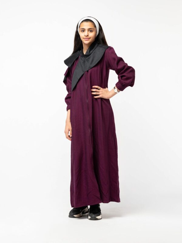 5-10083 عباية شيهانه لينن عودي بقماش مميز