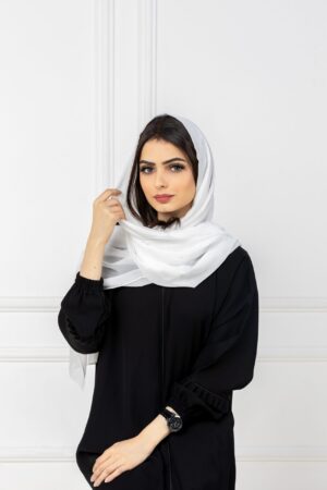 0B8A0205-scaled 8-10004 طرحةشيهانه باللون الابيض شيفون بلمعة