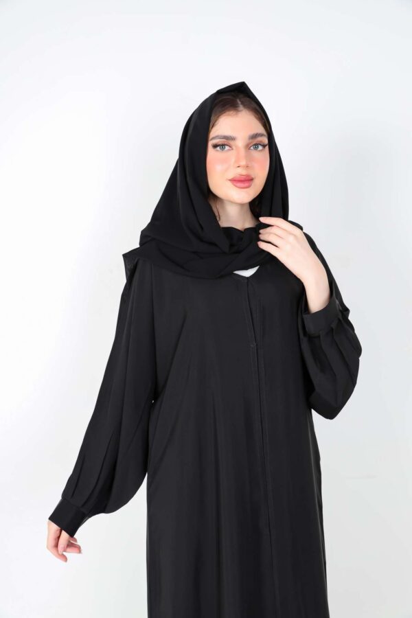 1-10041 عباية شيهانه كريب سادة بقماش ياباني