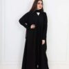 1-10045 عباية شيهانه باكمام مزينة بازرار