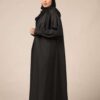 1-10042 عباية شيهانه كسرات على الكم و الاكمام
