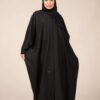 2-10058عباية شيهانه شك و تطريز اسود