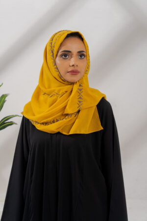 61732fb5488e94a020e387b187f858a5___media_library_original_489_733 8-10006 طرحة شيهانه صفراء بتطريز مثلثات