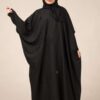 2-10058عباية شيهانه شك و تطريز اسود