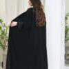 1-10054 عباية شيهانه سادة بأكمام مقلوبة