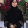 3-1222عباية شيهانه مصممه بتطرز من الكم