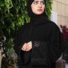 2-1305 عباية شيهانه مطرزة من الاكمام