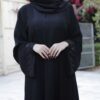 2-1239 عبايه شيهانه مطرزة مع جاكيت شيفون