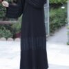 4-1295 عباية شيهانه مطرزة اسود