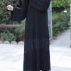 4-1295 عباية شيهانه مطرزة اسود