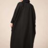 2-10058عباية شيهانه شك و تطريز اسود