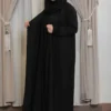 4-10303 عباية شيهانه قطري قطعتين كم مقلوب حراير