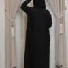4-10303 عباية شيهانه قطري قطعتين كم مقلوب حراير