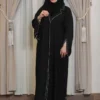 080A7812-683x1024 4-10305 عباية ملكي قالب تحديد مكينة امام وجنب حراير