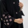 4-10258 عباية شيهانة عملية تطريز اكمام