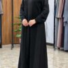 4-10242 عباية شيهانة عملية تطريز اسود