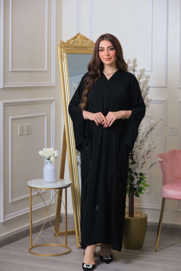 4S7A0298 1-10318 عبايه شيهانه تطريز اسود فخامه