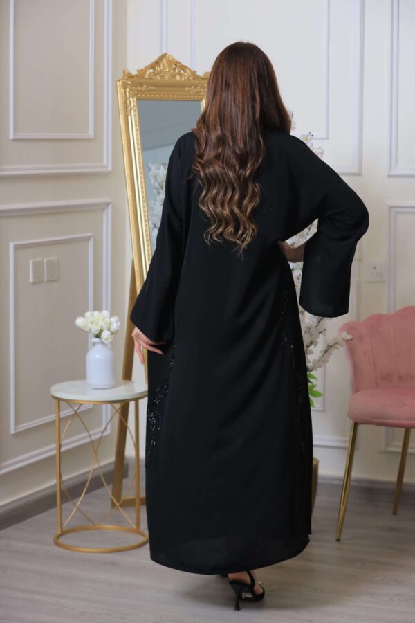 4S7A0304 1-10318 عبايه شيهانه تطريز اسود فخامه