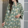 G-0205-4-1024x1536 9-10286 جلابيه اخضر بترتر كامل على شكل ورق شجر