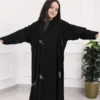 5-10269 عبايه بناتي بتطريز كامل بلون نحاسي