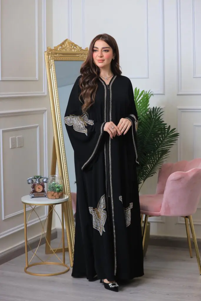 3-10290 عبايه شيهانه فصوص فراشه جديده