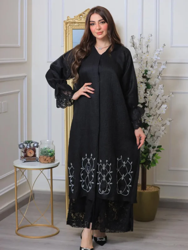 3-10285 عبايه شيهانه مطرزة tiktok