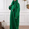 10-10234 شرشف صلاة اخضر مع كلفه ناعمه