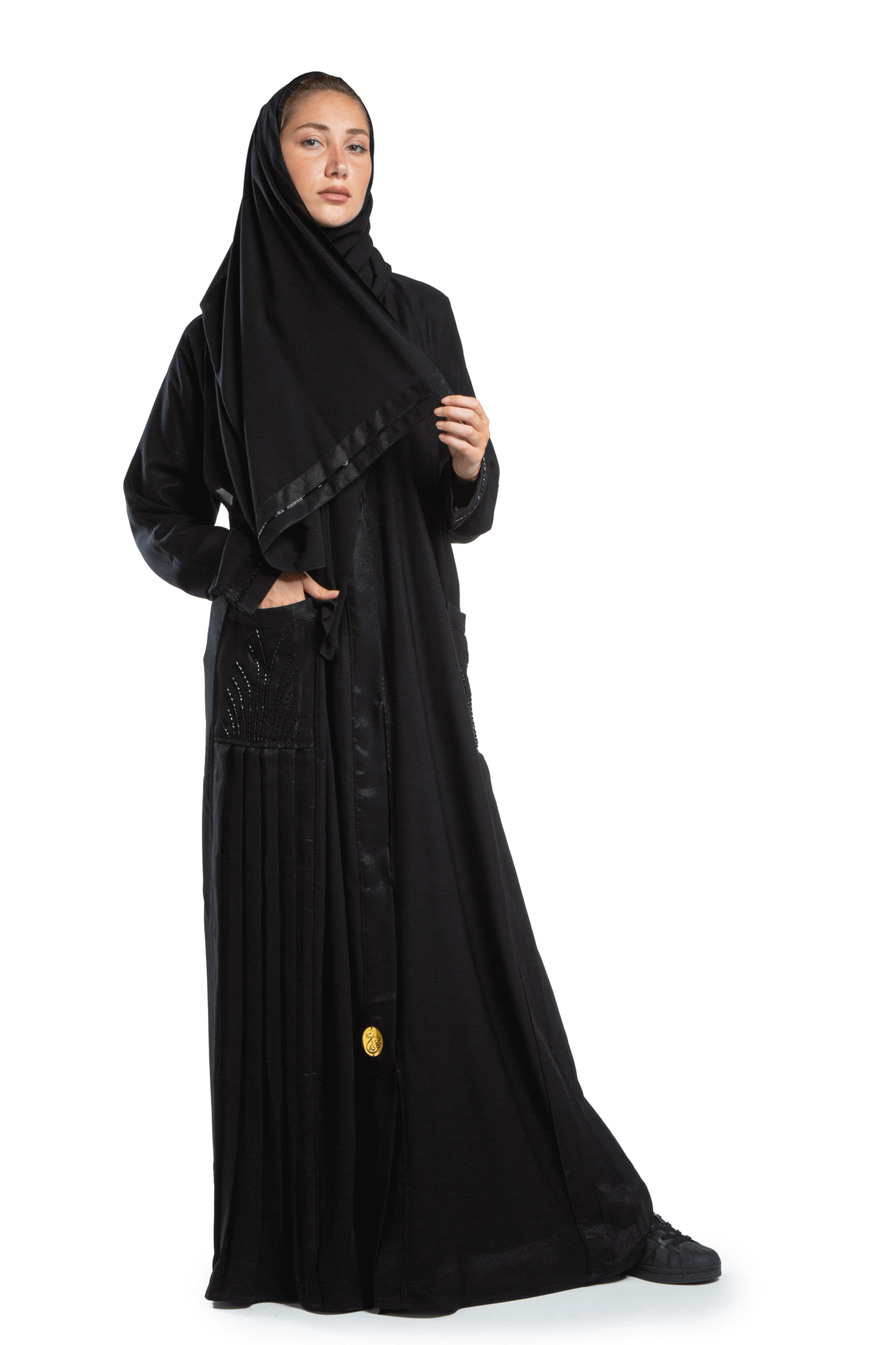 4-10368 عباية شيهانه عملية  مع جيوب