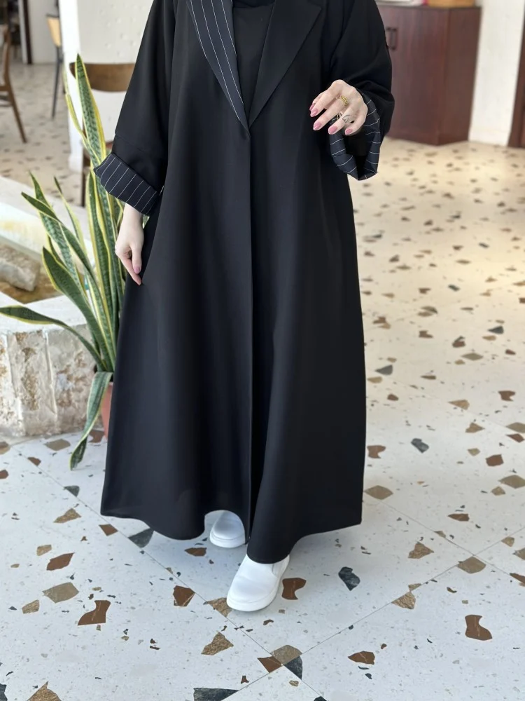 4-10458 عباية شيهانه بليزر قماش كريب