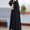 1-10490 عباية شيهانة ساده كلوش