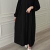 1-10507 عباية شيهانة ساده ساتره
